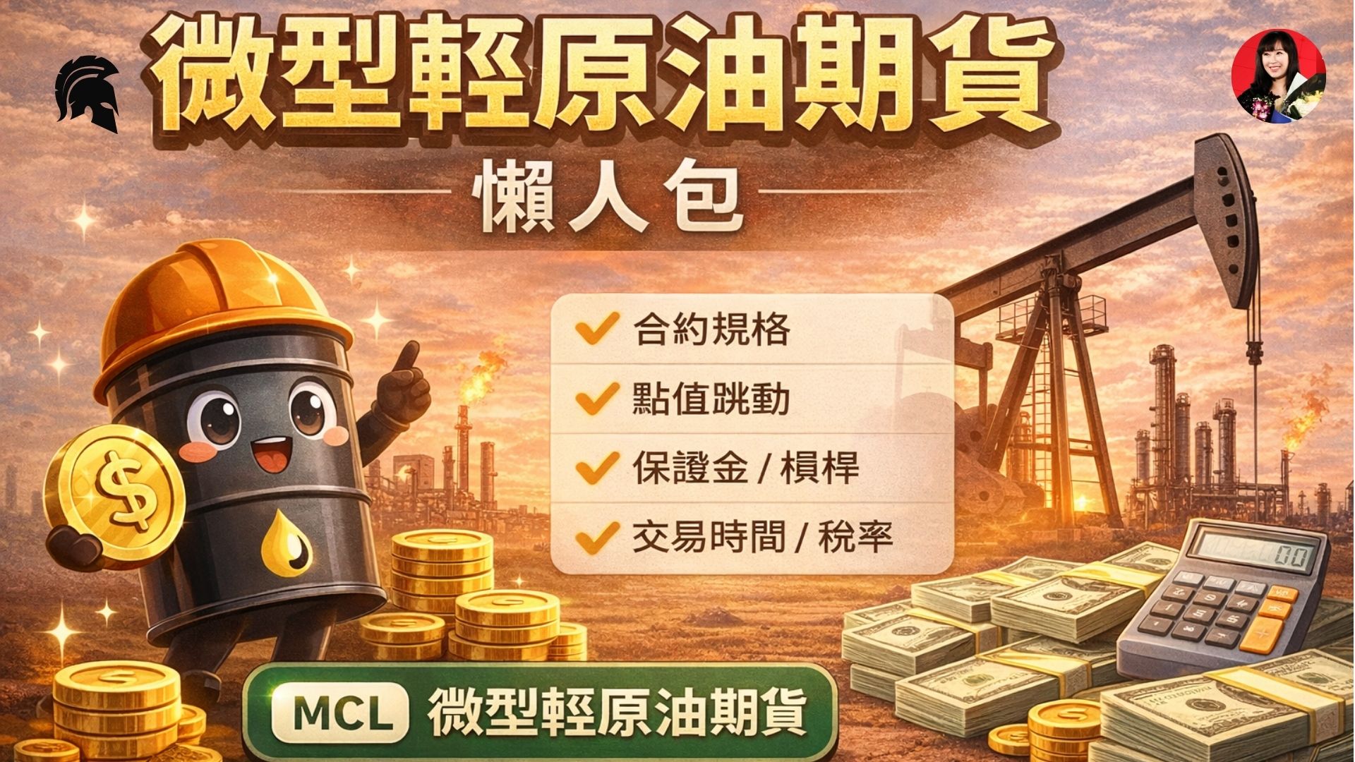 微型輕原油是什麼？（MCL 合約規格、保證金、交易時間、稅率與FAQ懶人包）